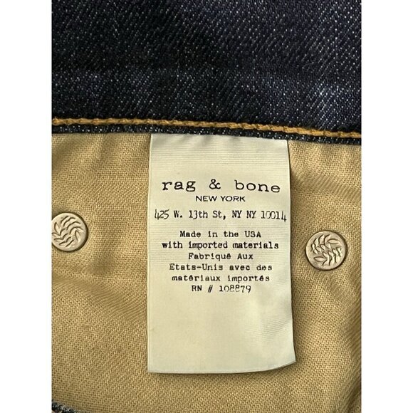 Rag & Bone Beverly Low-Rise Slim Ankle Jeans (Waist 28) - Made in USA - Picture 10 of 10